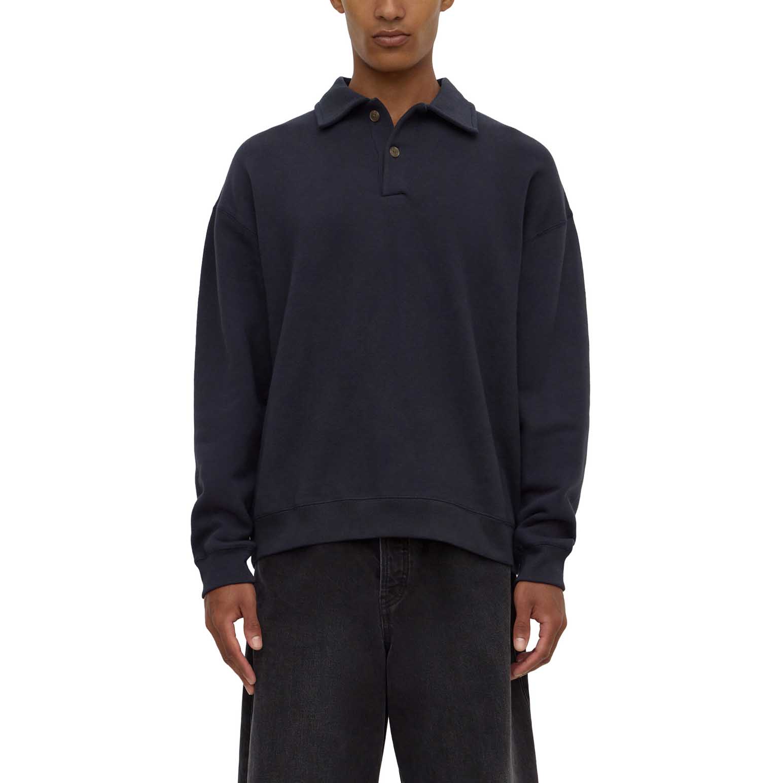 Assembly Label Newport Fleece Polo True Navy